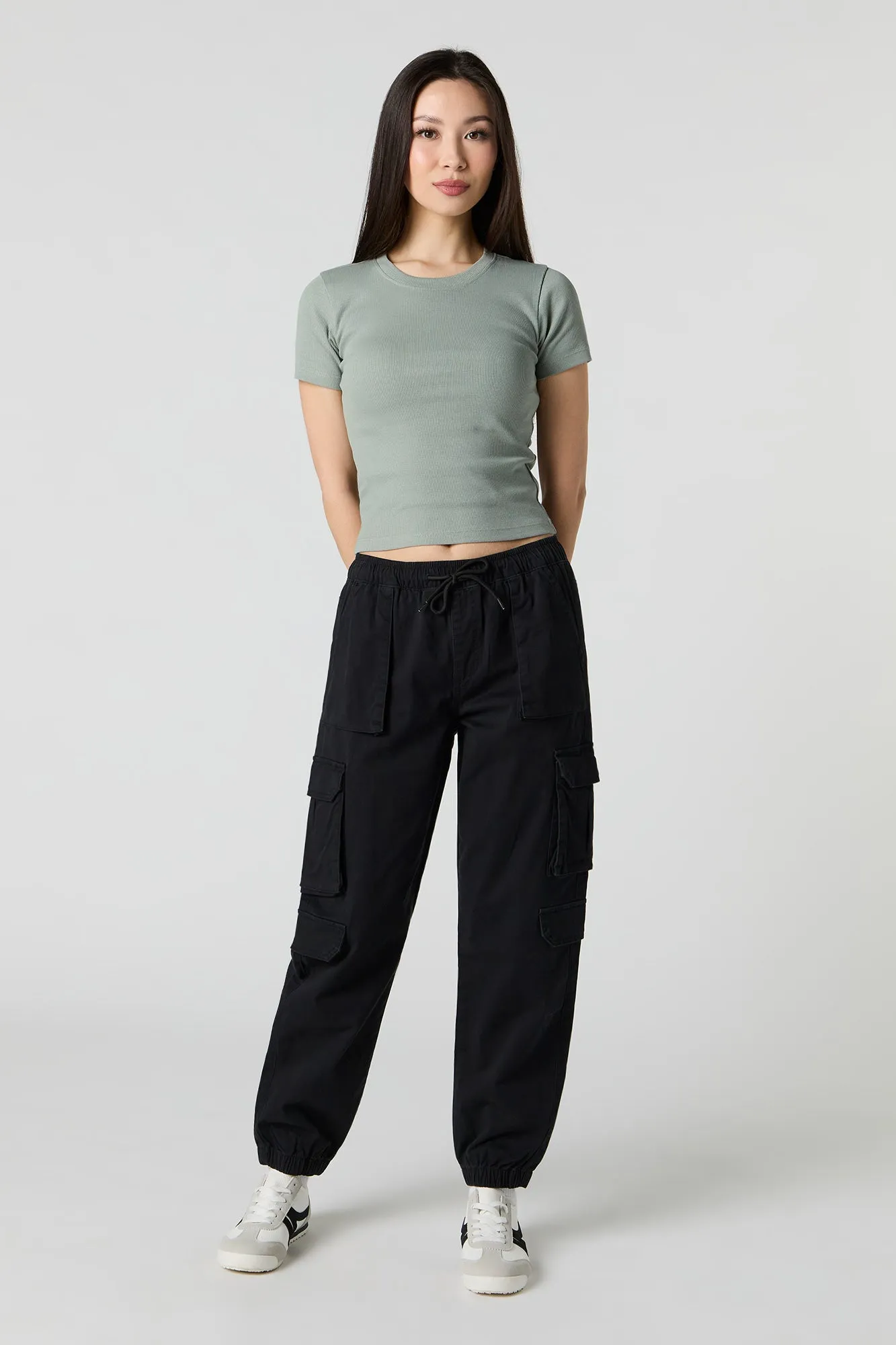Drawstring Cargo Jogger sold by Urban Planet product image thumbnail 5