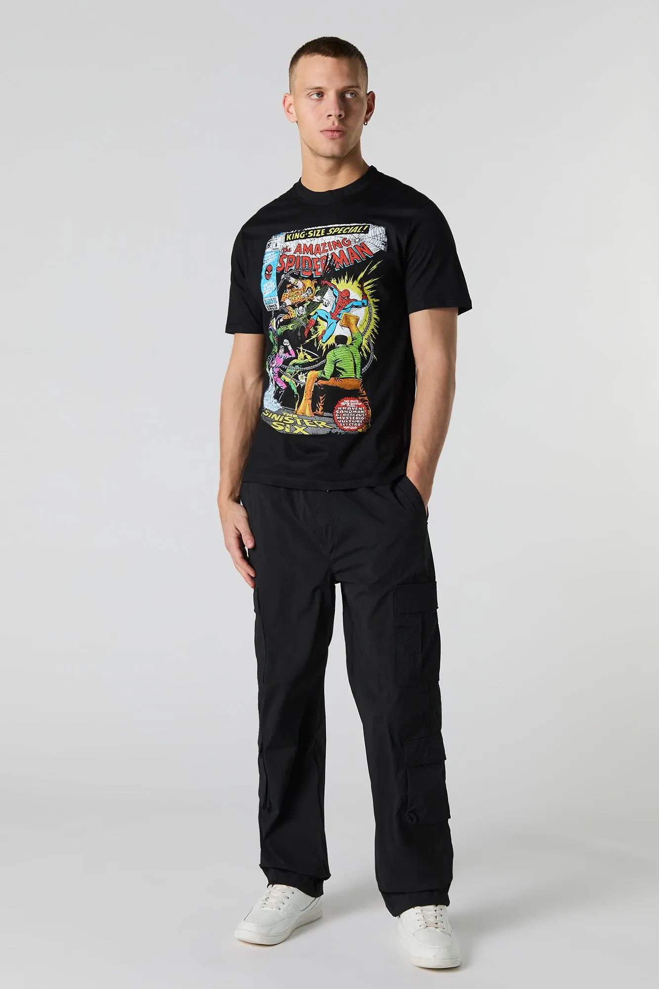 Spider-Man Comic Graphic T-Shirt sold by Urban Planet product image thumbnail 3