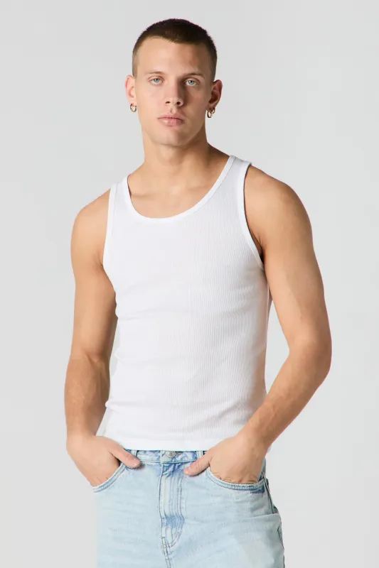 Solid Ribbed Tank sold by Urban Planet