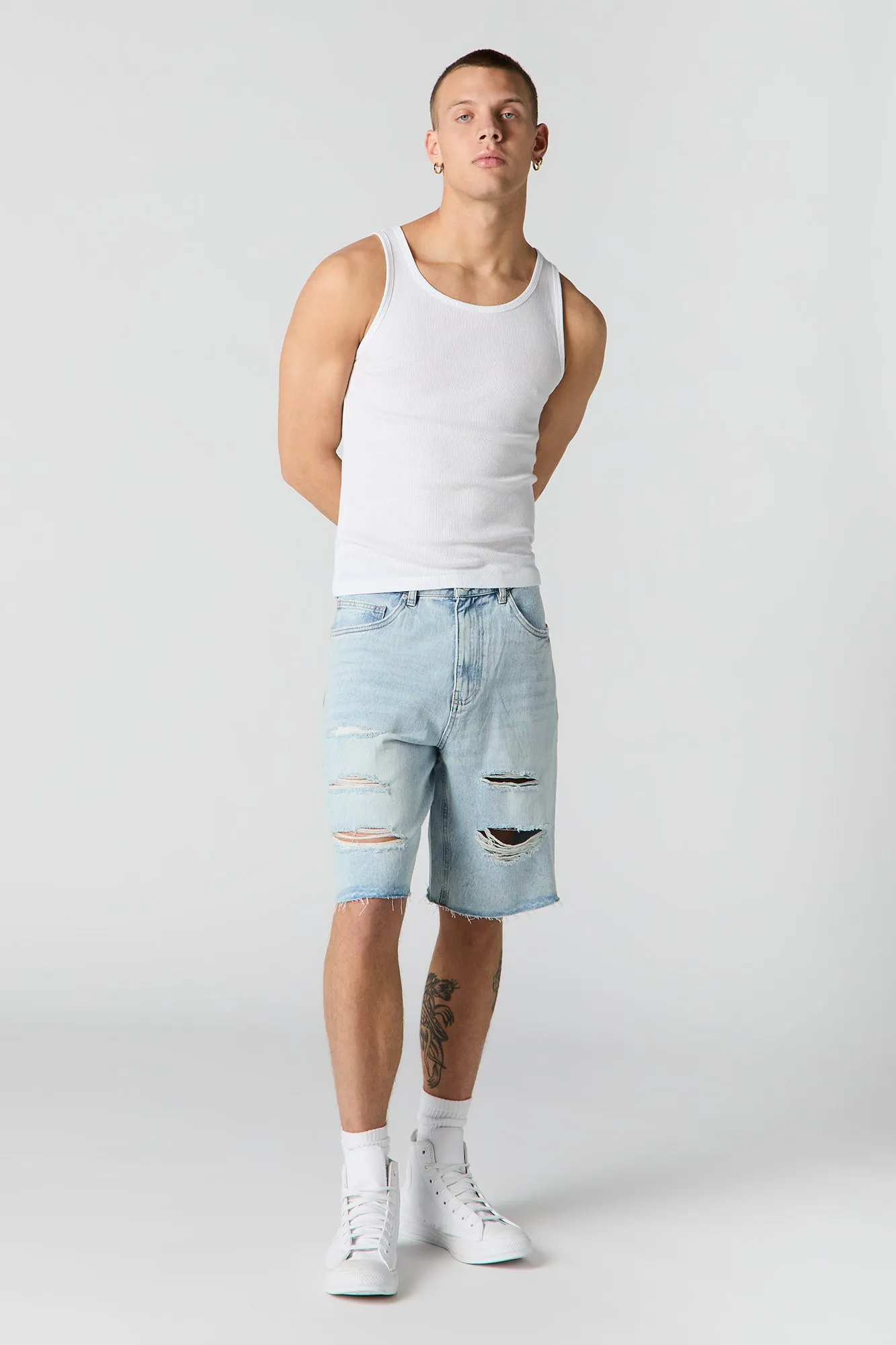 Débardeur côtelé uni sold by Urban Planet product image thumbnail 3