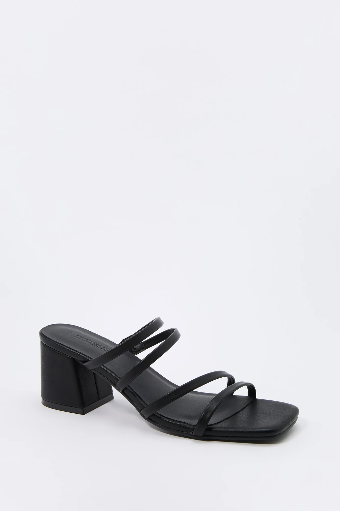 Faux-Leather Strappy Open Toe Heel sold by Urban Planet product image thumbnail 2