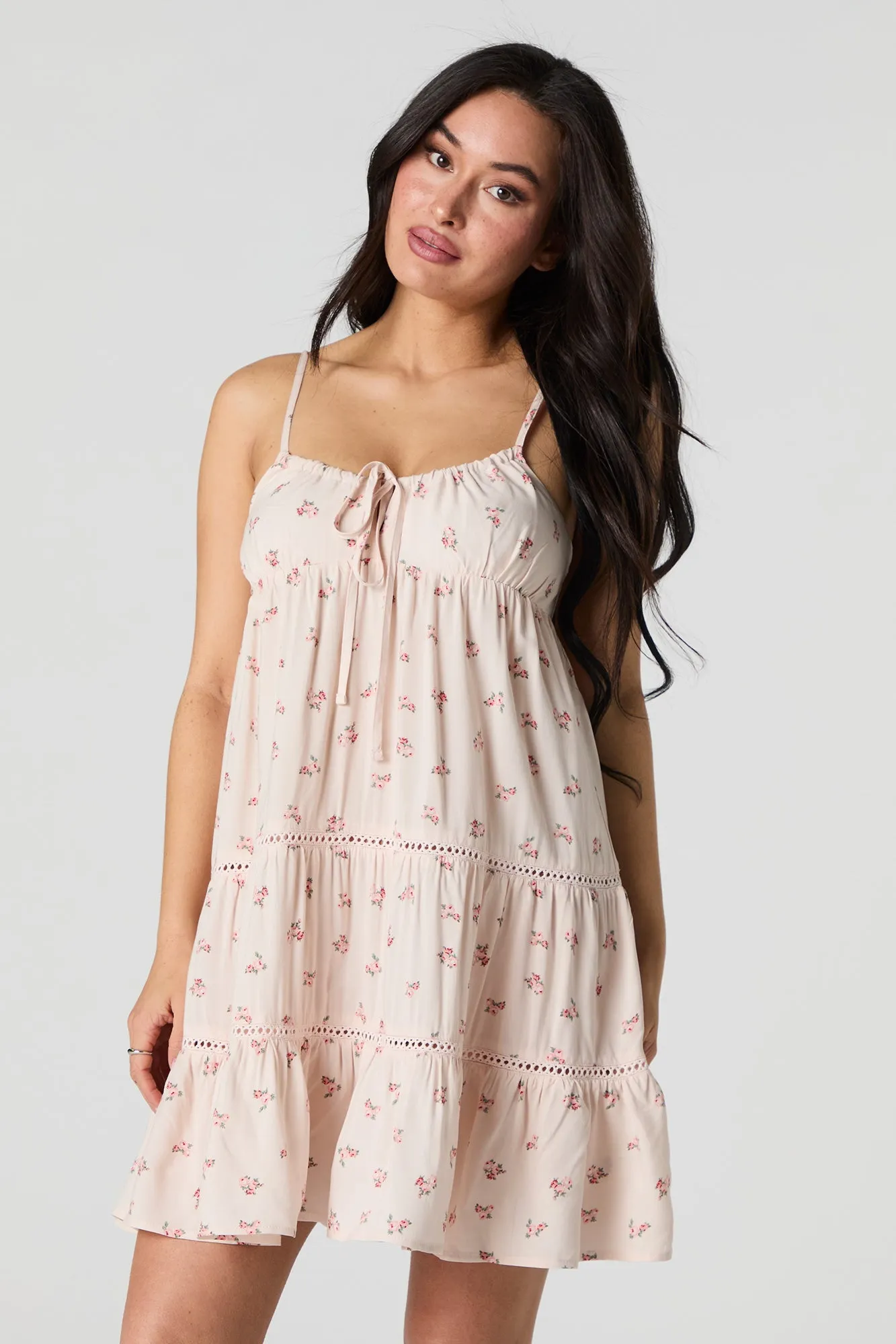 Minirobe de style nuisette volantée fleurie sold by Urban Planet product image thumbnail 4