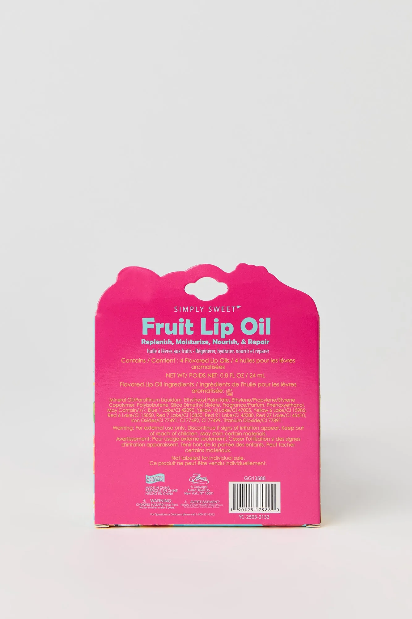 Huile à lèvres aux fruits (paquet de 4) sold by Urban Planet product image thumbnail 4