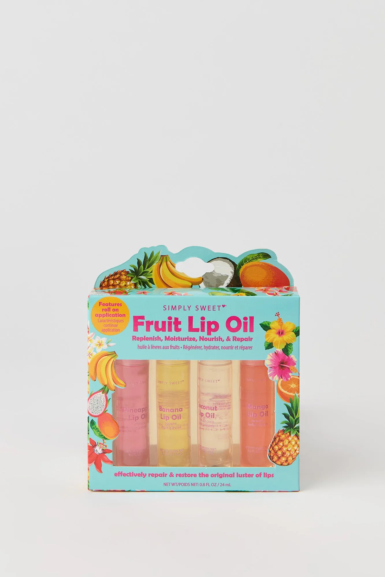 Huile à lèvres aux fruits (paquet de 4) sold by Urban Planet product image thumbnail 3