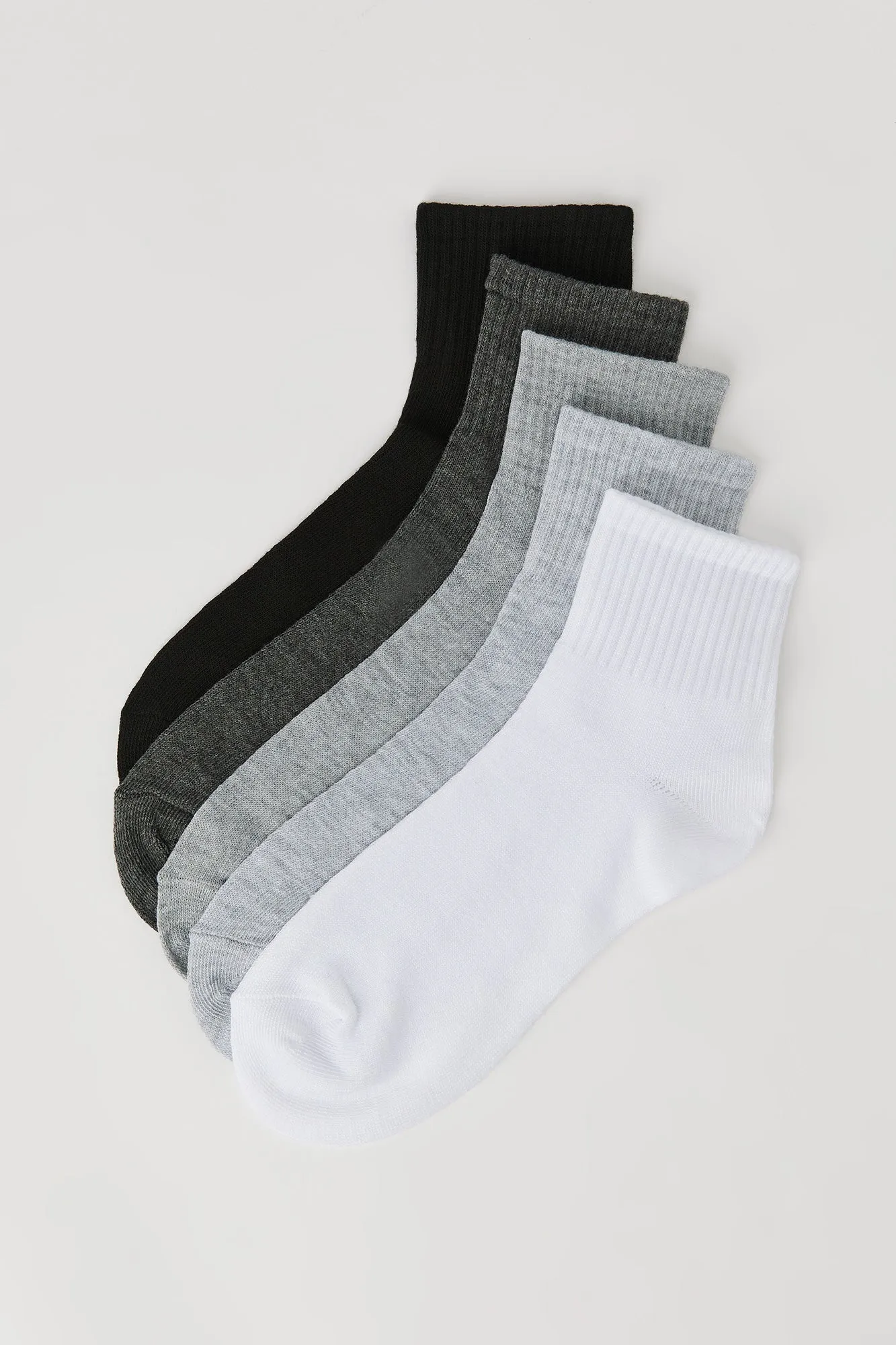 Solid Quarter Socks (5 Pack) sold by Urban Planet product image thumbnail 5