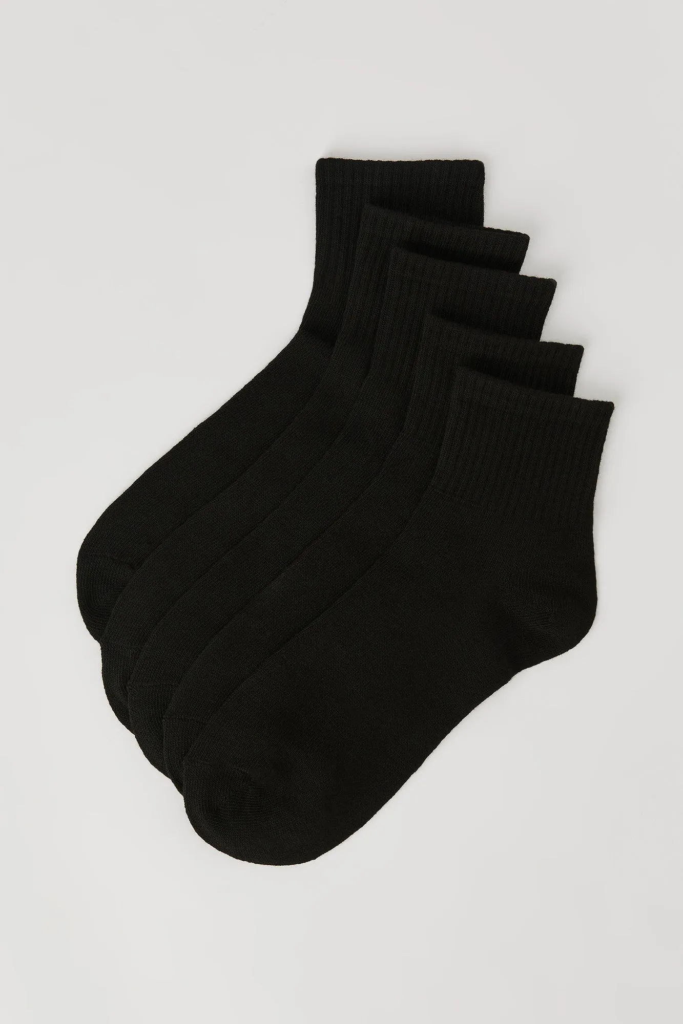 Solid Quarter Socks (5 Pack) sold by Urban Planet product image thumbnail 2