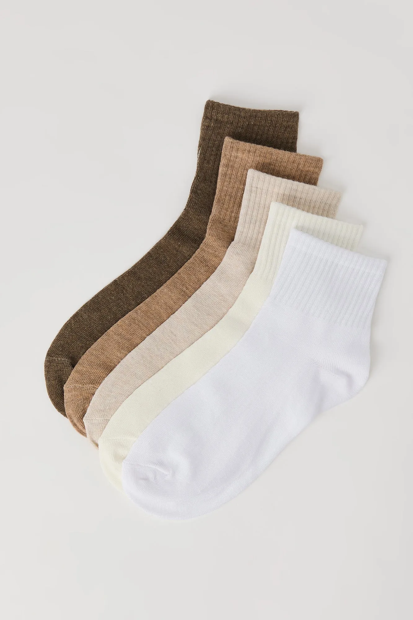 Solid Quarter Socks (5 Pack) sold by Urban Planet product image thumbnail 4