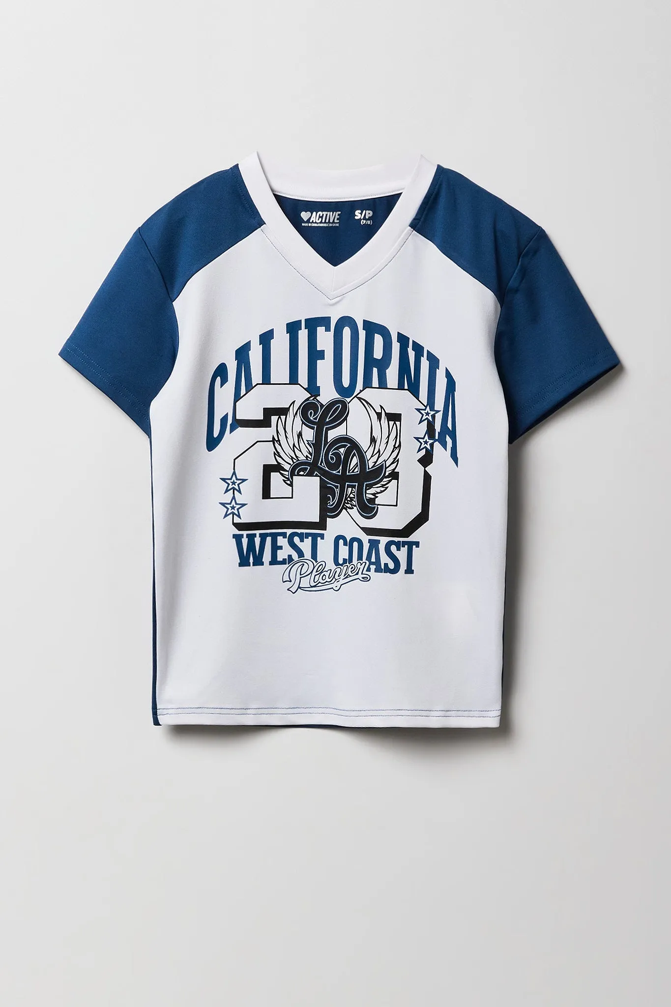 Girls Active Graphic Contrast T-Shirt sold by Urban Planet