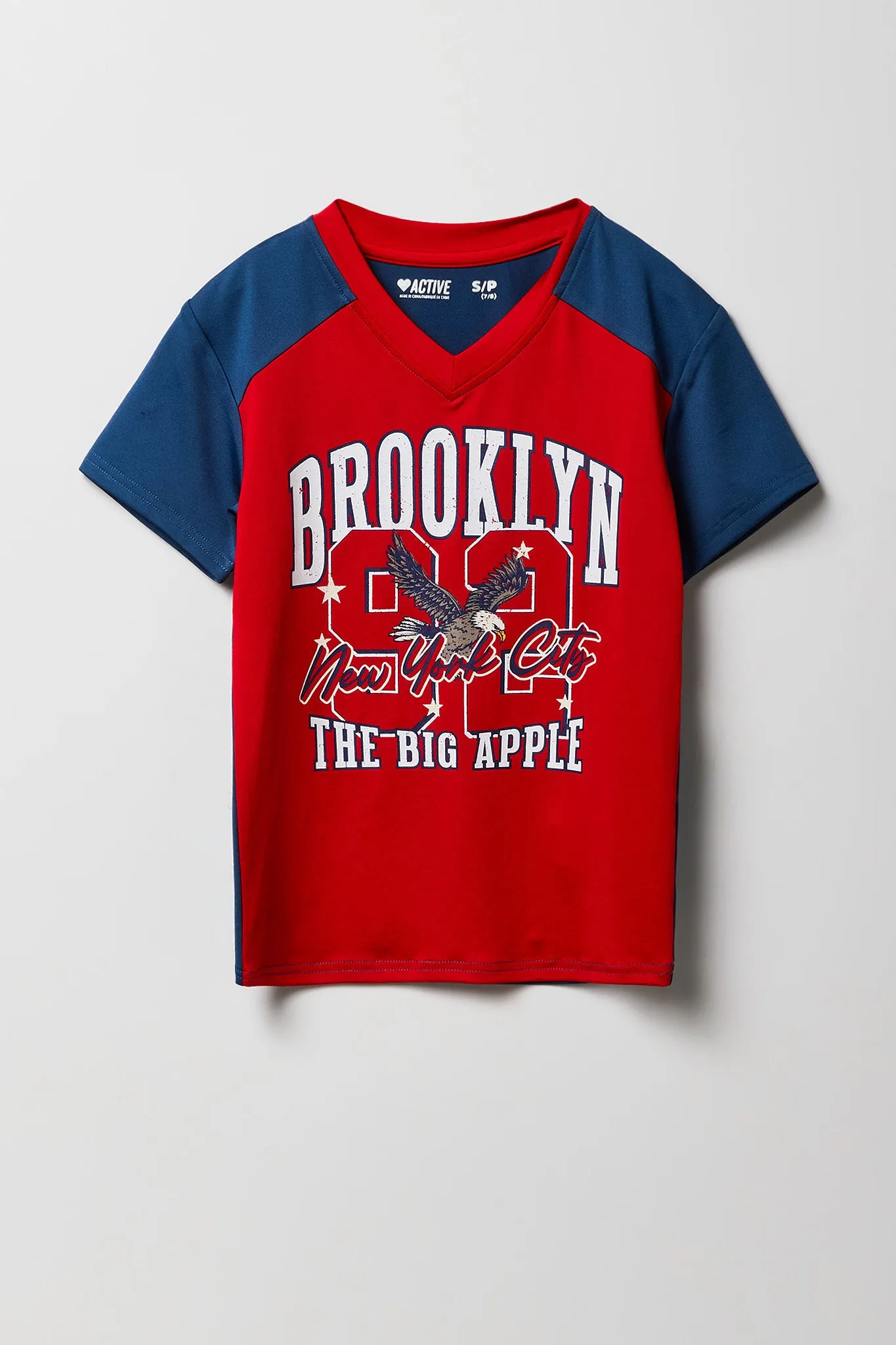 Girls Active Graphic Contrast T-Shirt sold by Urban Planet product image thumbnail 5