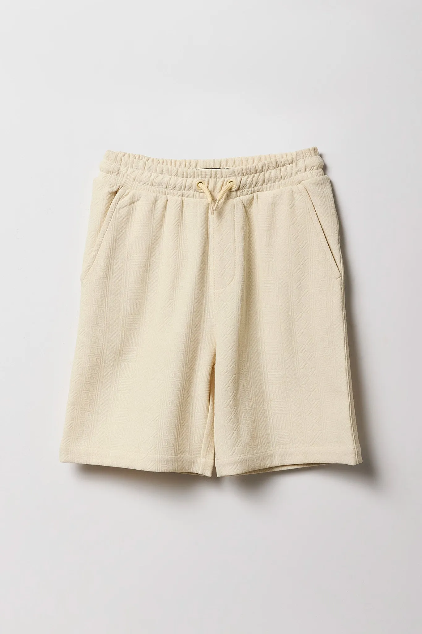 Short à taille coulissante texturé Geo pour garçons sold by Urban Planet