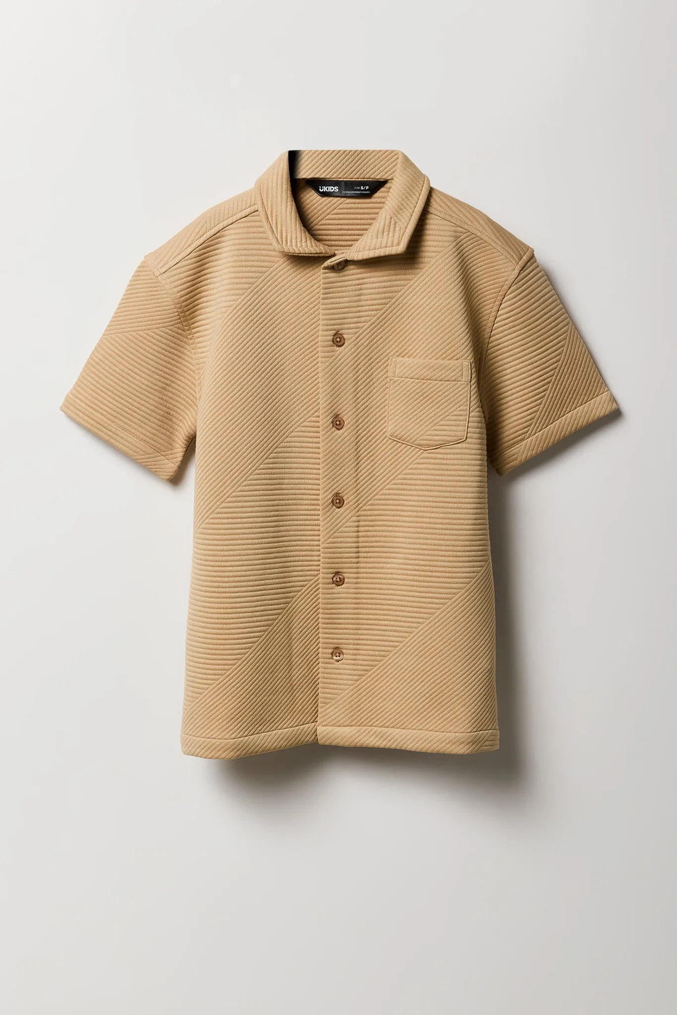 Haut boutonné texturé pour garçon sold by Urban Planet