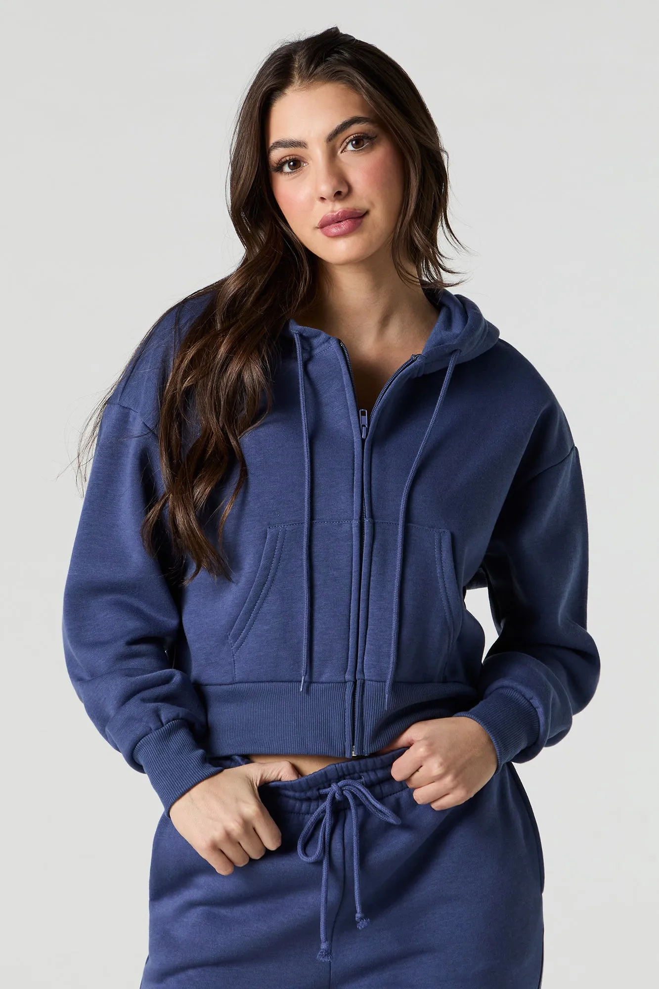 Classic Fleece Zip-Up Hoodie sold by Urban Planet