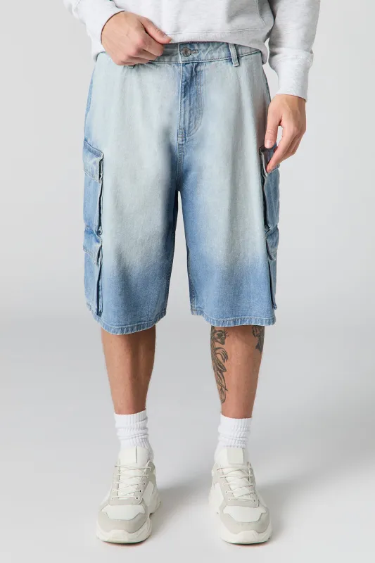 Baggy Multi Pocket Cargo Jort sold by Urban Planet