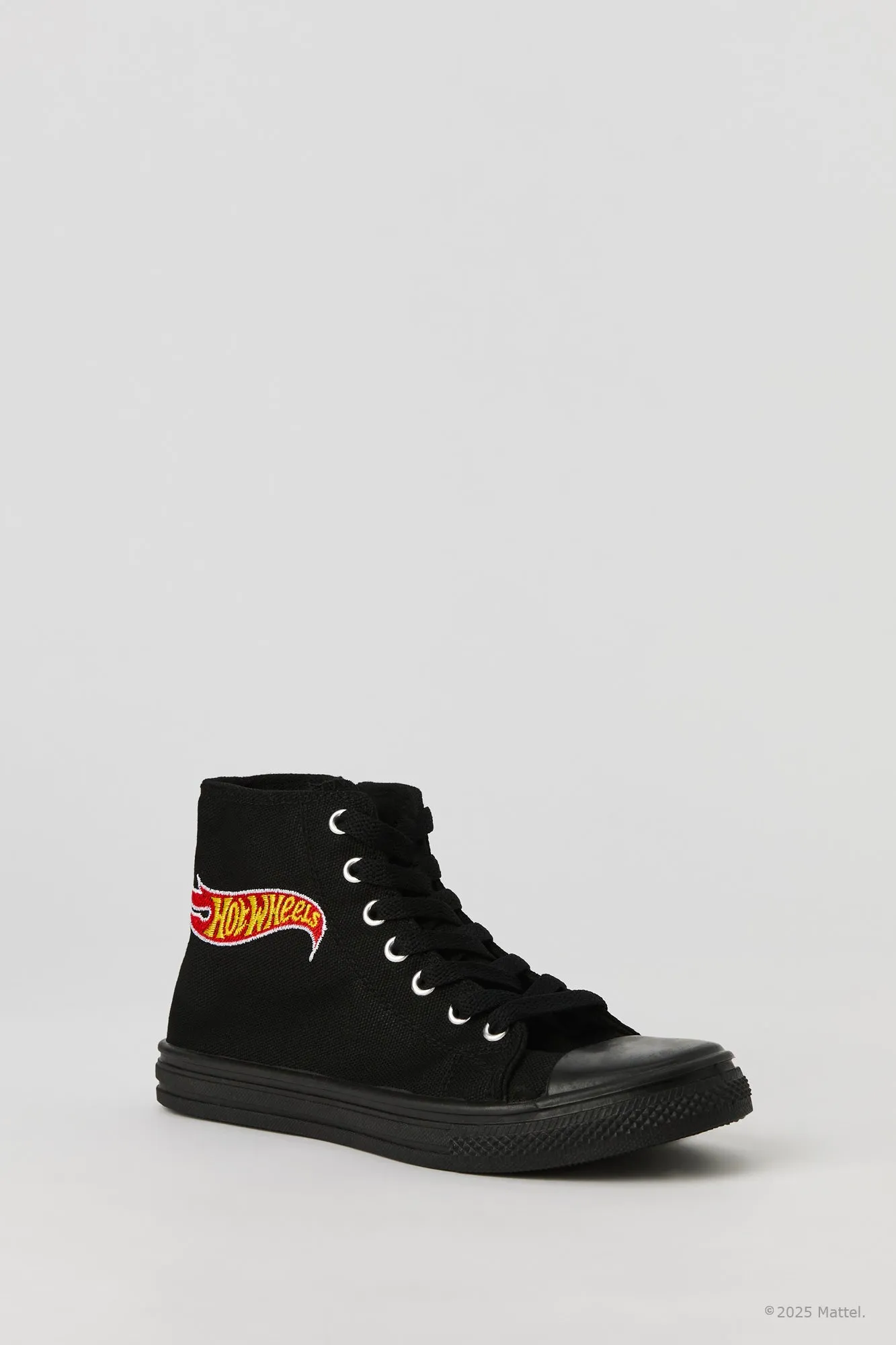Espadrilles montantes lacées avec motif brodé Hot Wheels™ pour garçon sold by Urban Planet product image thumbnail 3