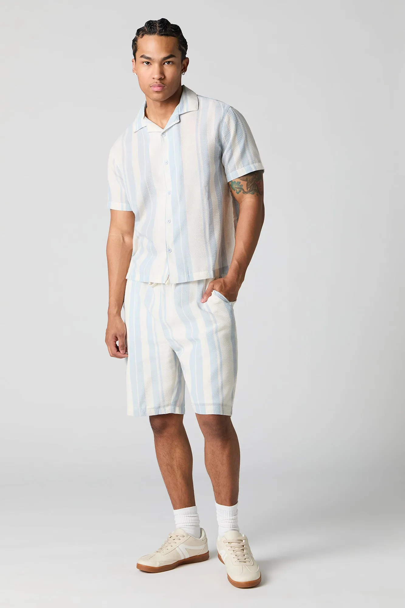 Haut rayé boutonné sold by Urban Planet product image thumbnail 3