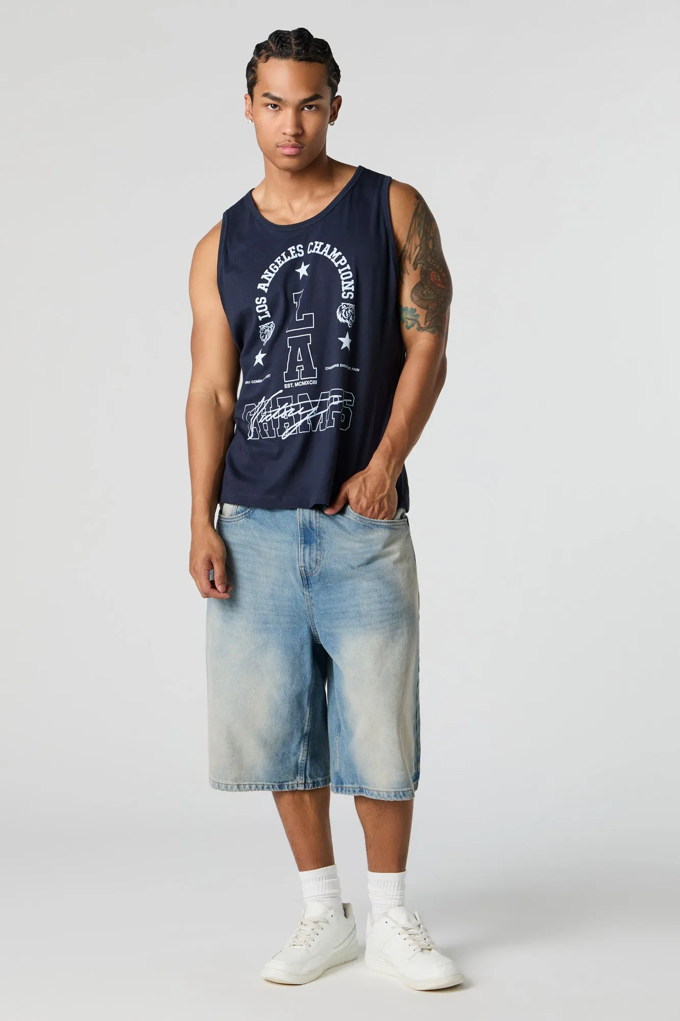 LA Champs Graphic Tank sold by Urban Planet product image thumbnail 3