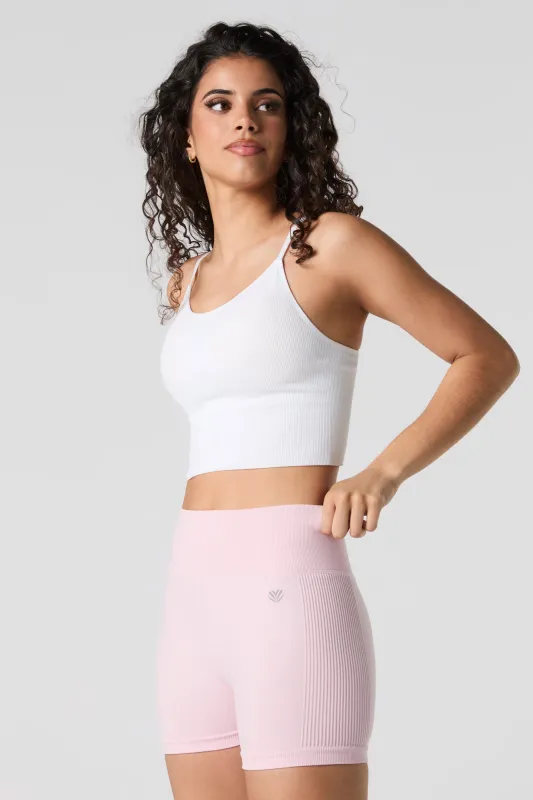 Seamless Ruched Back Biker Short sold by Urban Planet