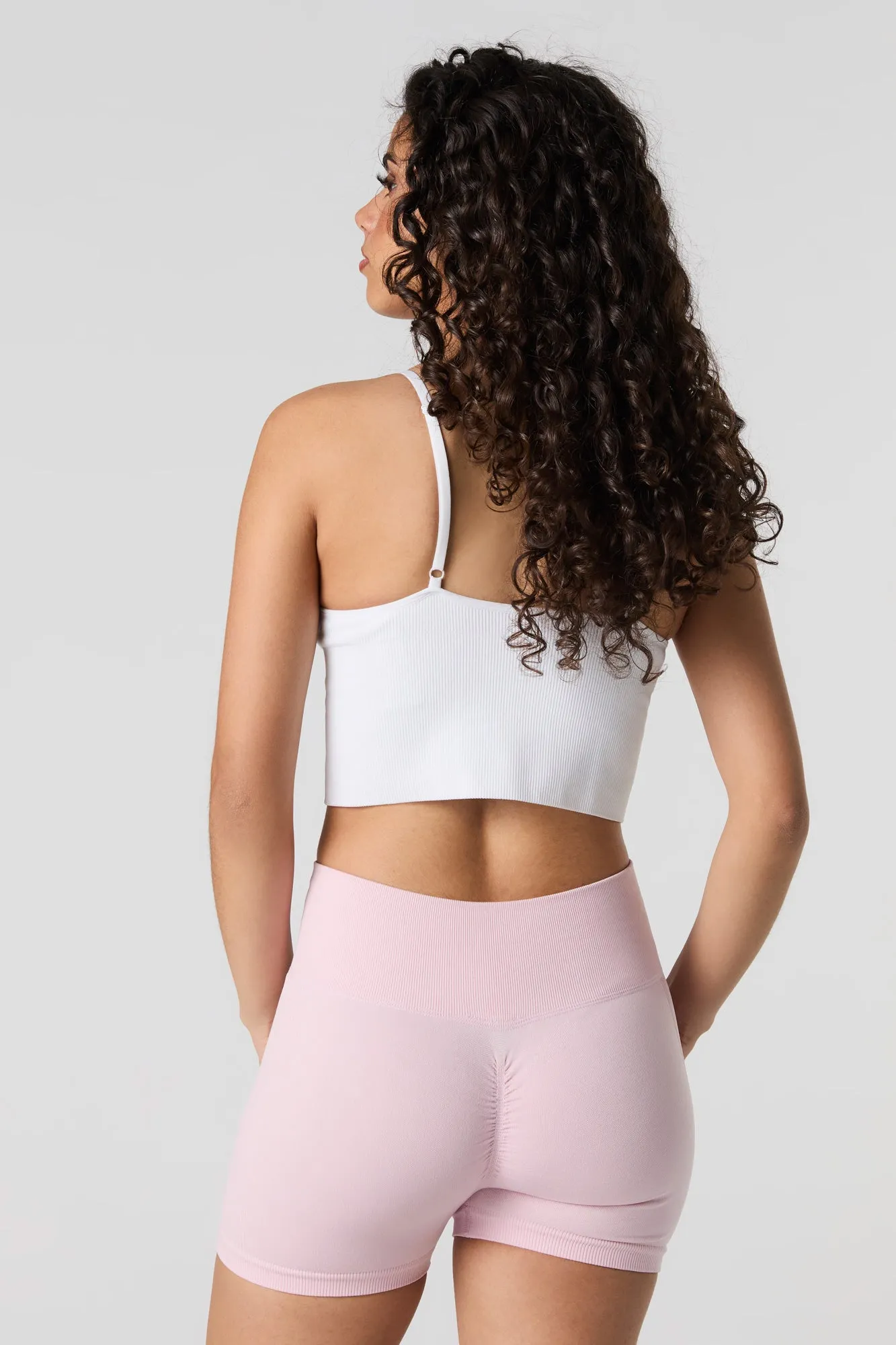 Seamless Ruched Back Biker Short sold by Urban Planet product image thumbnail 2