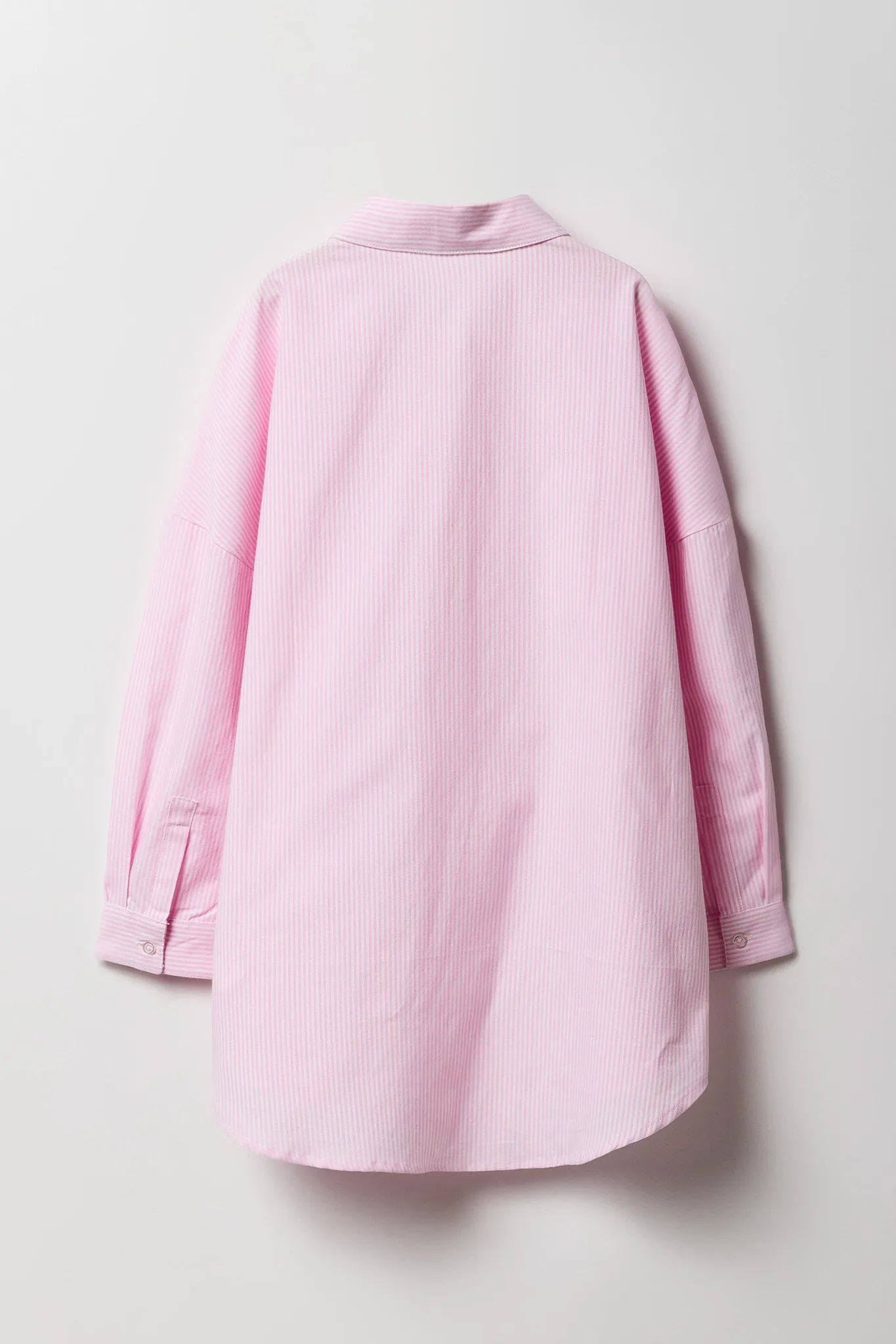 Girls Oversized Button-Up Long Sleeve Top sold by Urban Planet product image thumbnail 2