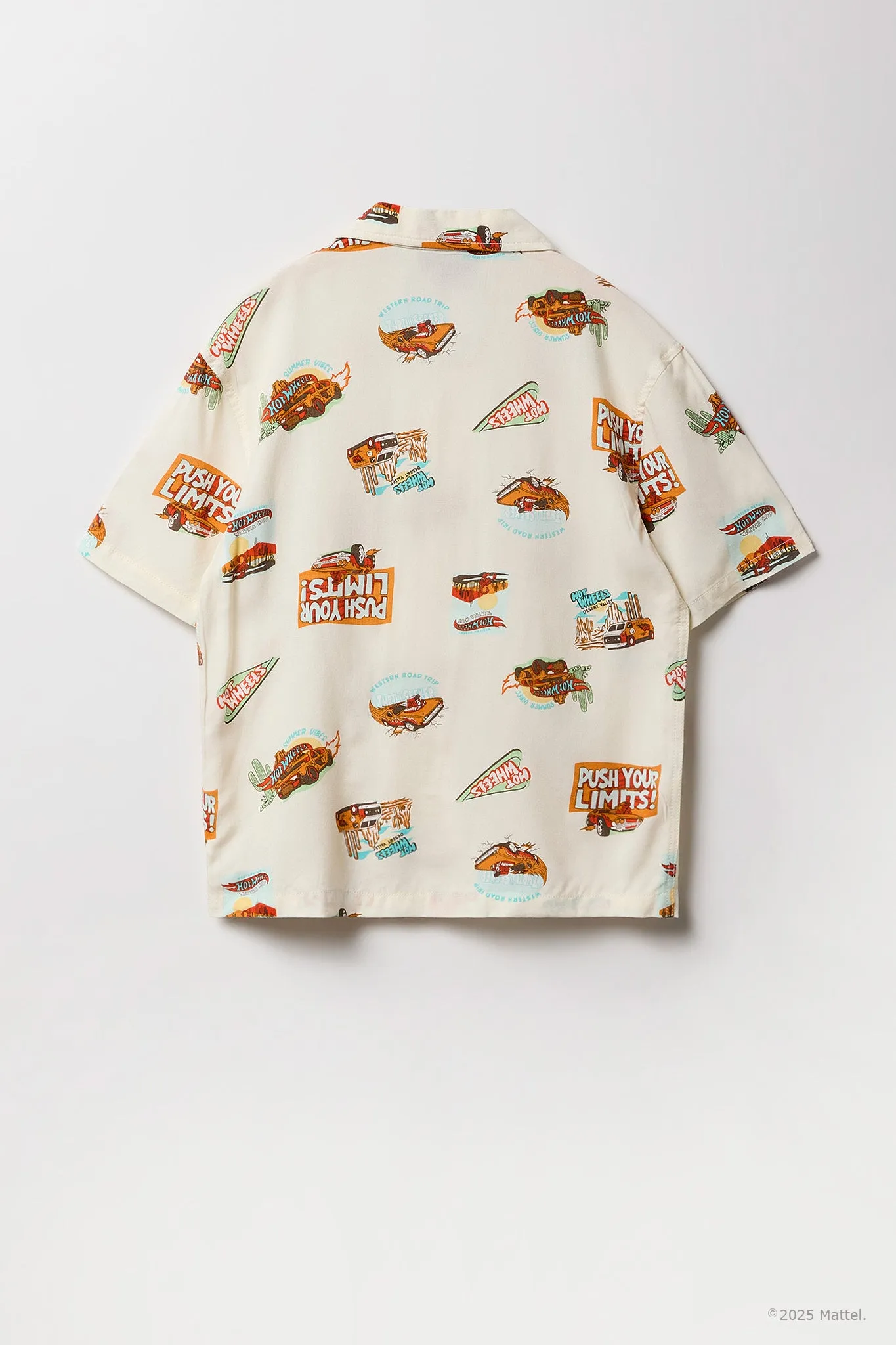 Hot Wheels™ Boys Printed Button-Up Relaxed Top sold by Urban Planet product image thumbnail 2