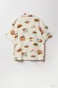 Haut ample boutonné à imprimé Hot Wheels™ pour garçons sold by Urban Planet