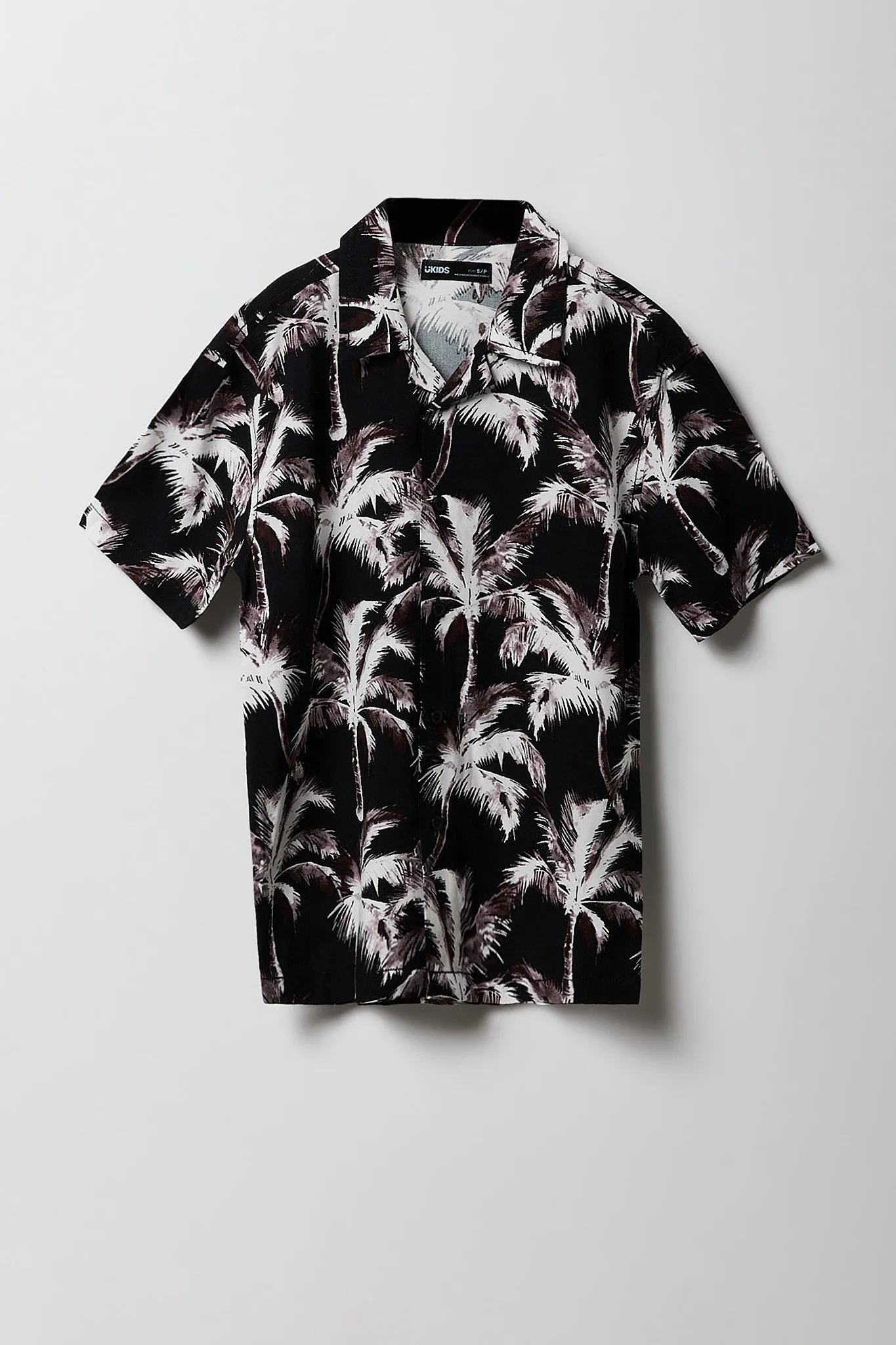 Boys Tropical Print Button-Up Top sold by Urban Planet product image thumbnail 3