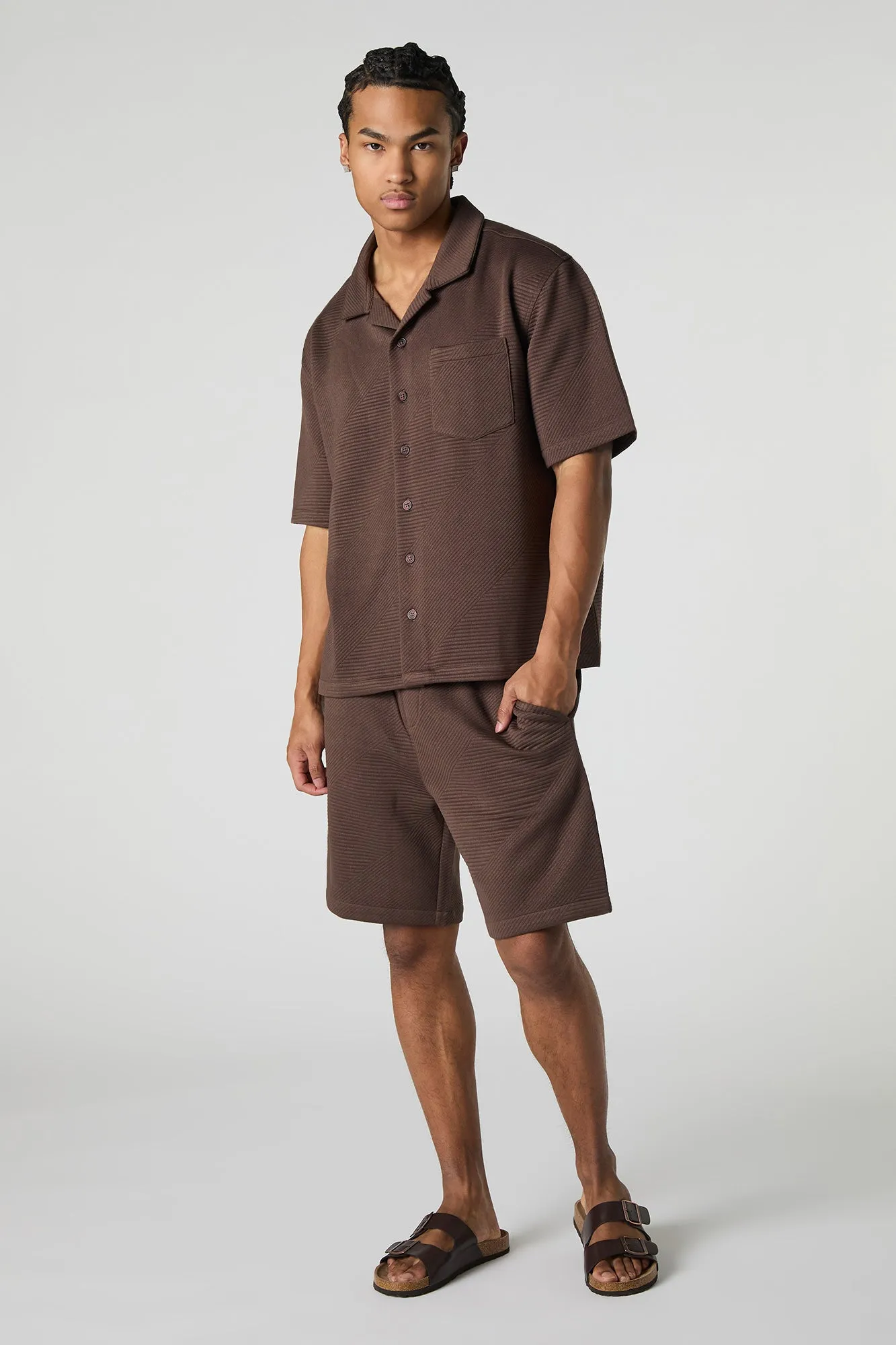 Textured Drawstring Short sold by Urban Planet product image thumbnail 2