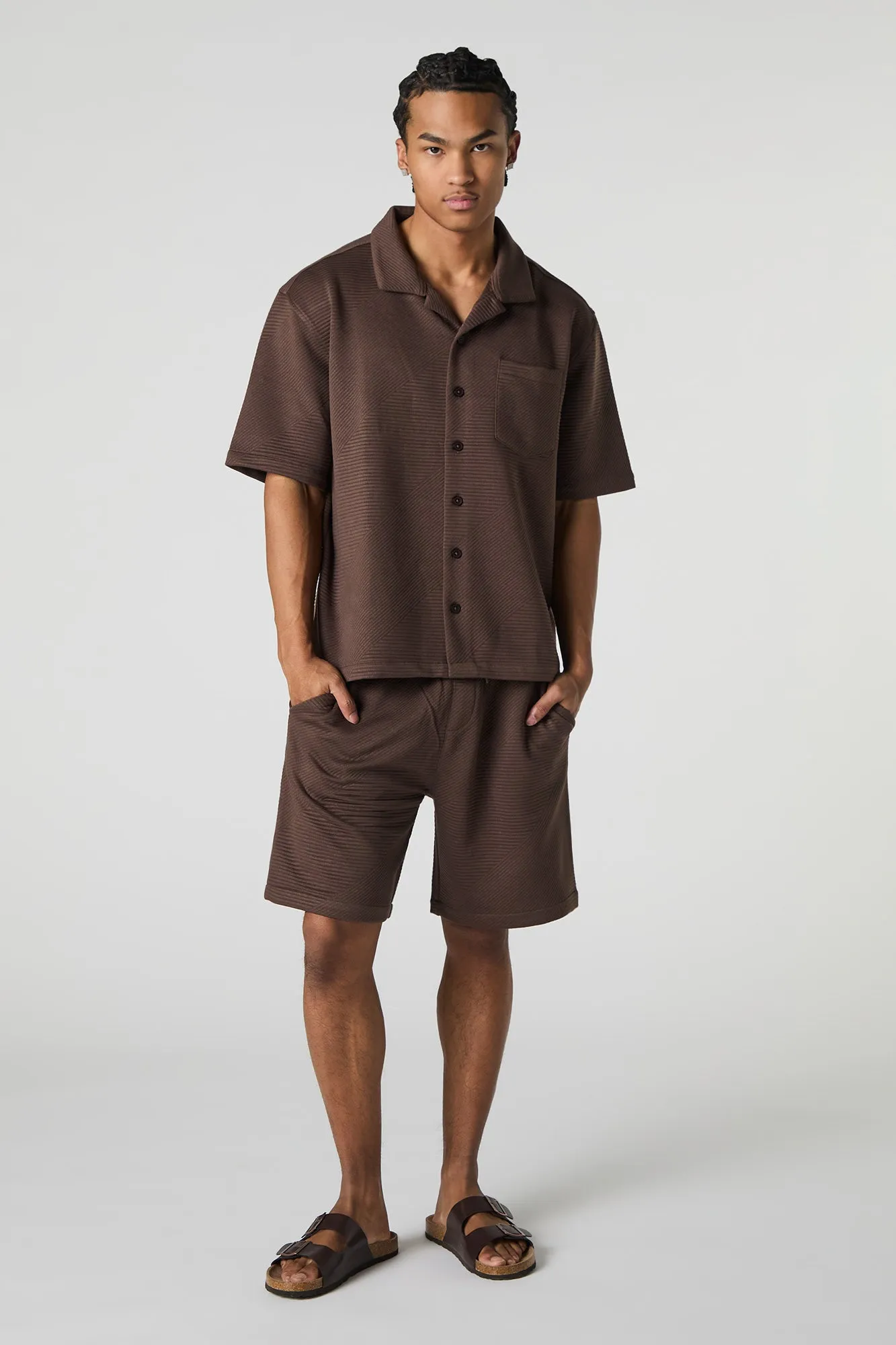 Polo boutonné texturé sold by Urban Planet product image thumbnail 3