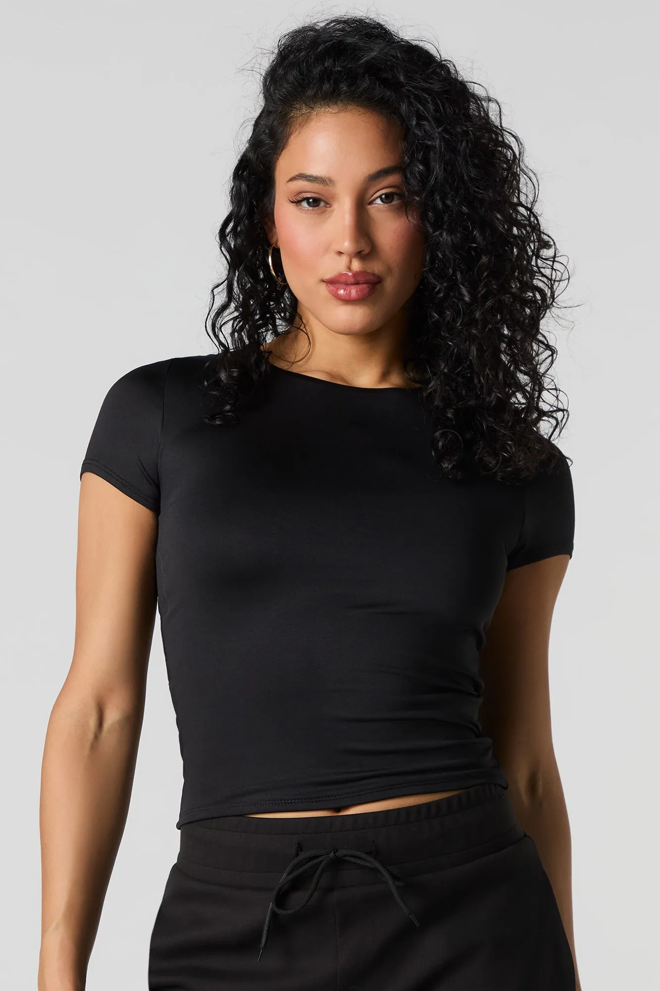 Contour Crewneck T-Shirt sold by Urban Planet product image thumbnail 4