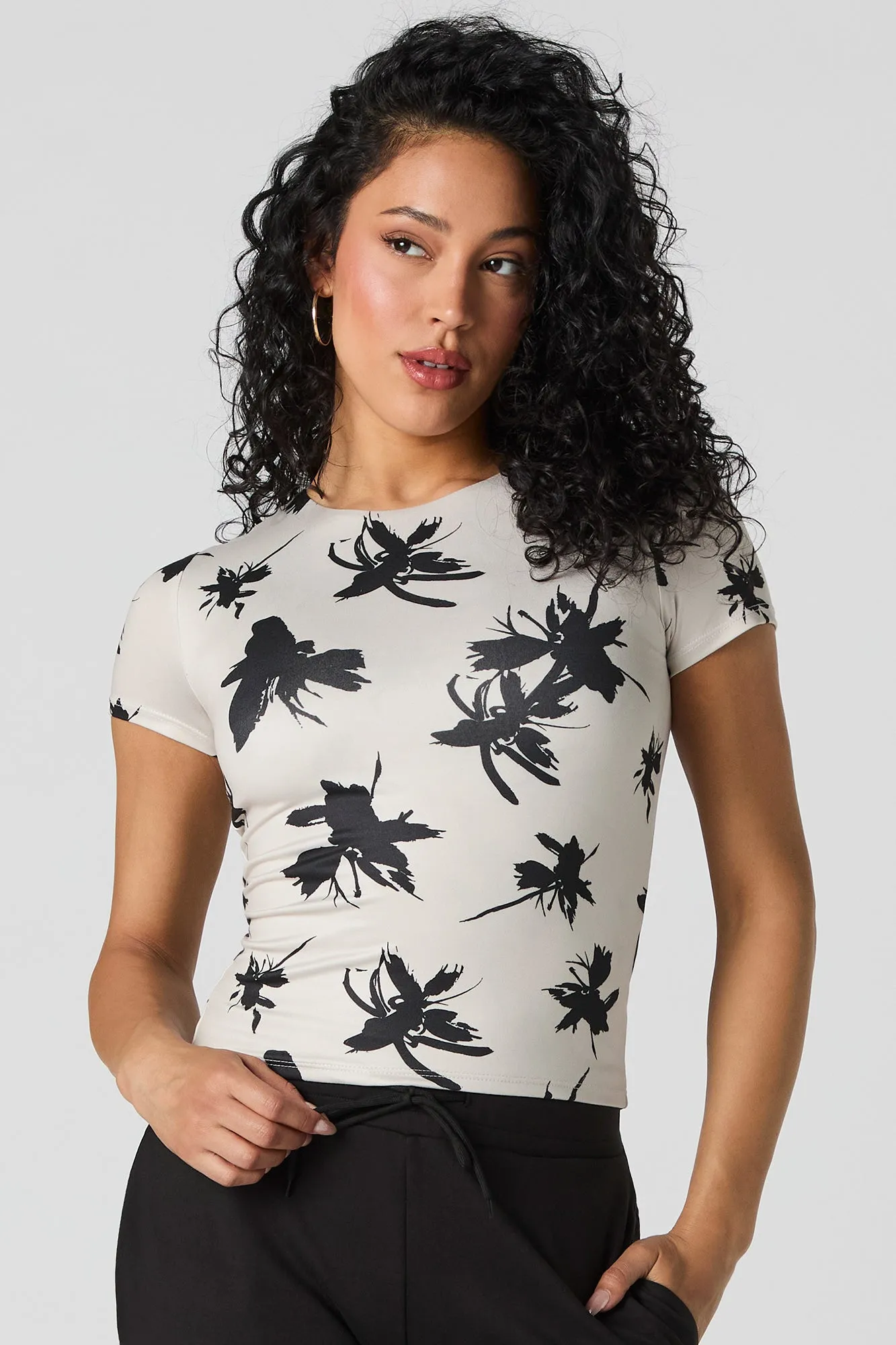 Contour Crewneck T-Shirt sold by Urban Planet