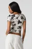 Contour Square Neck Short Sleeve Top sold by Urban Planet