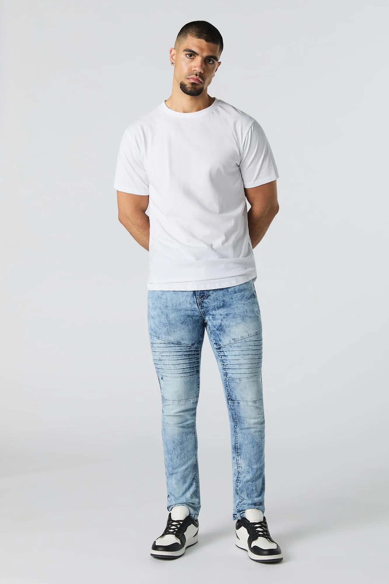 Stretch Moto Skinny Jean sold by Urban Planet product image thumbnail 2