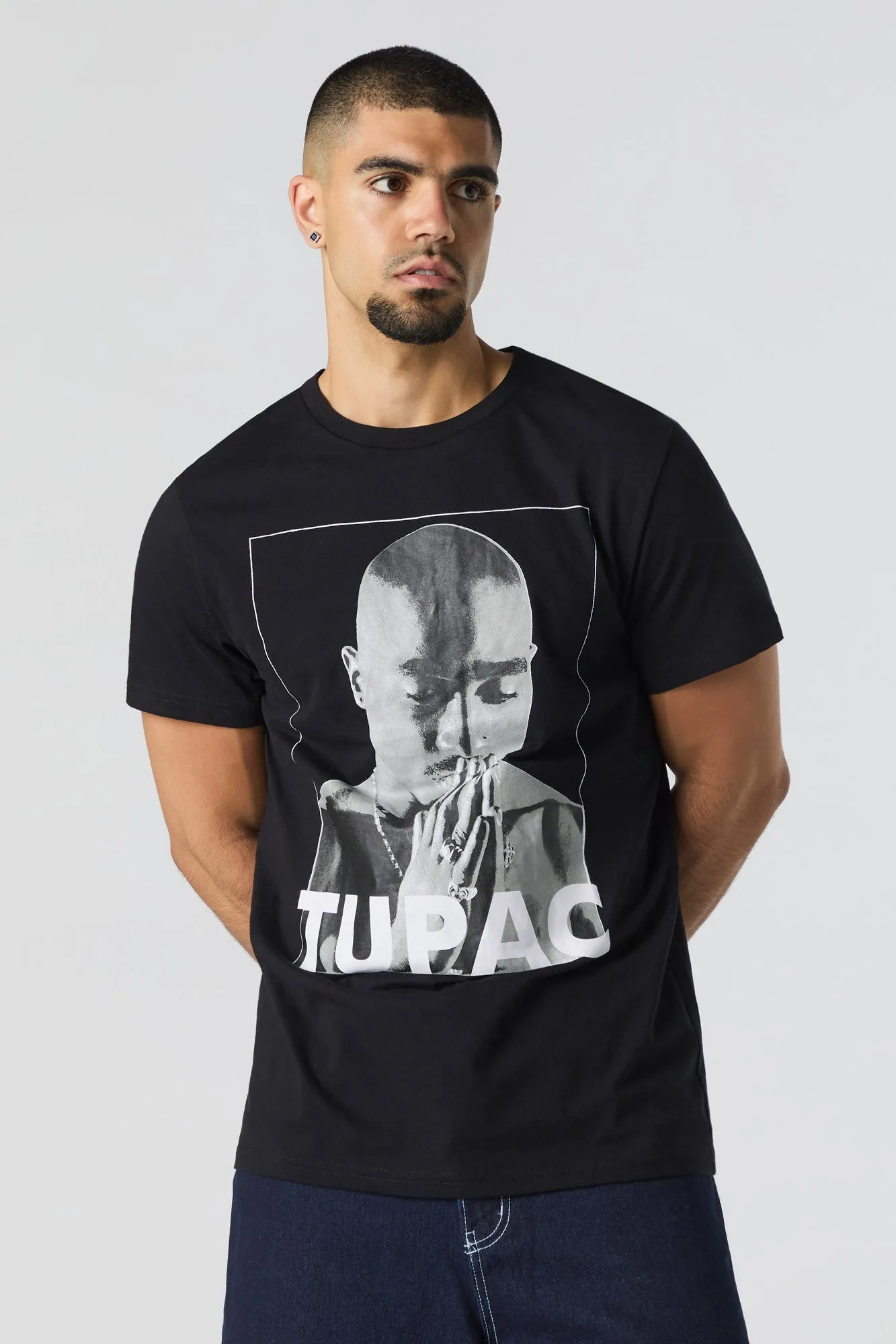T-shirt à imprimé Tupac sold by Urban Planet