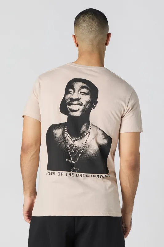 T-shirt à imprimé Tupac 2Pacalypse Now sold by Urban Planet