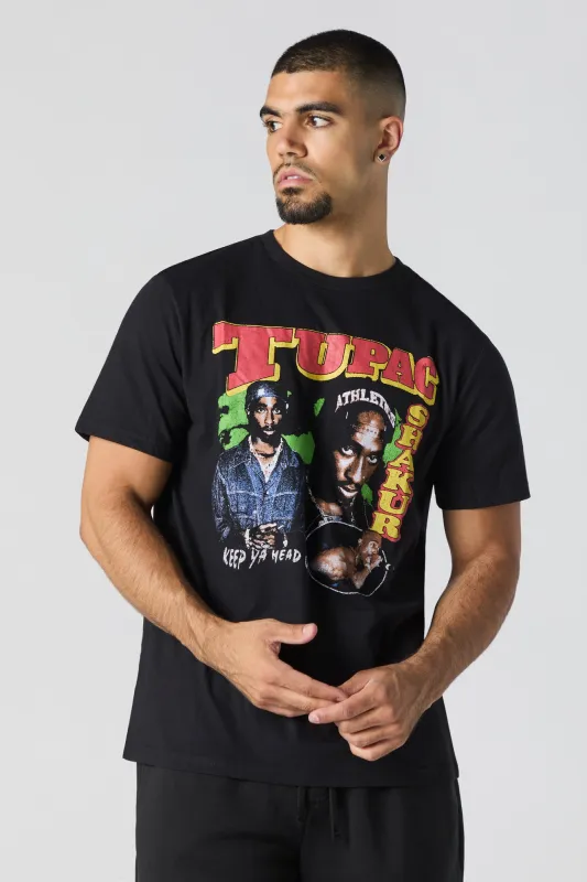 T-shirt à imprimé Tupac Shakur sold by Urban Planet