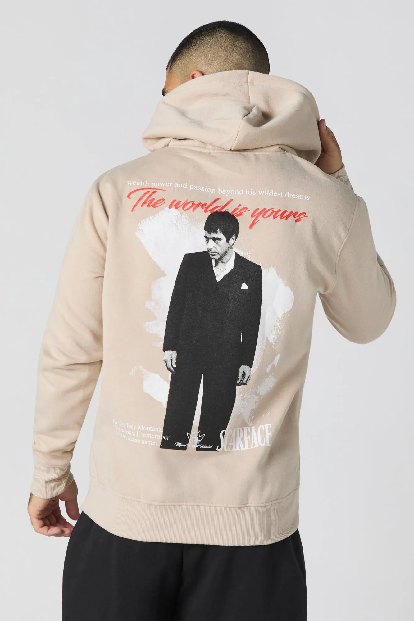 Scarface Graphic Fleece Hoodie sold by Urban Planet
