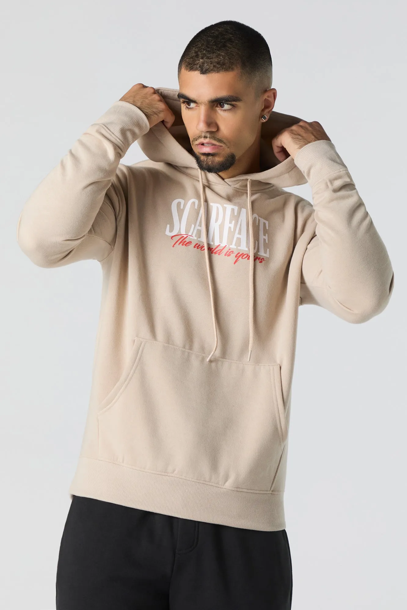 Scarface Graphic Fleece Hoodie sold by Urban Planet product image thumbnail 2