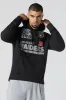 Haut à capuchon en molleton à imprimé floqué Las Vegas Raiders sold by Urban Planet