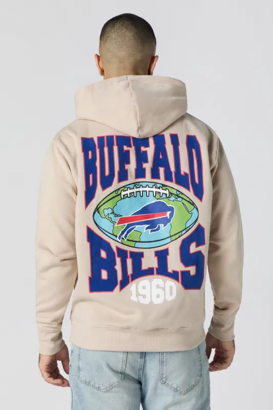 Haut à capuchon en molleton à imprimé floqué Buffalo Bills sold by Urban Planet