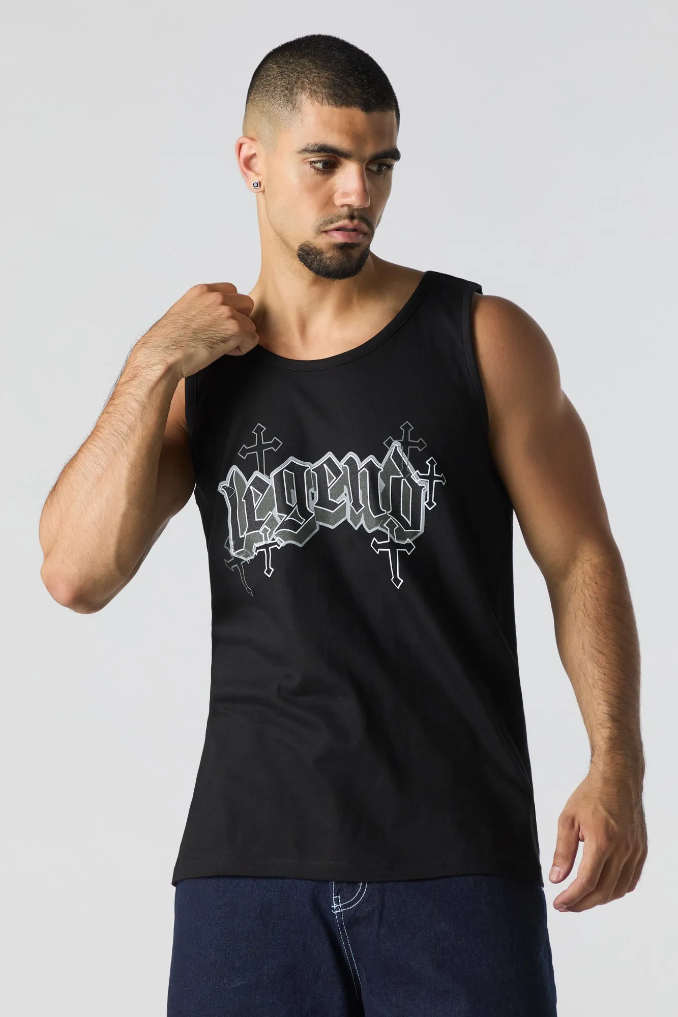 Legend Graphic Tank sold by Urban Planet