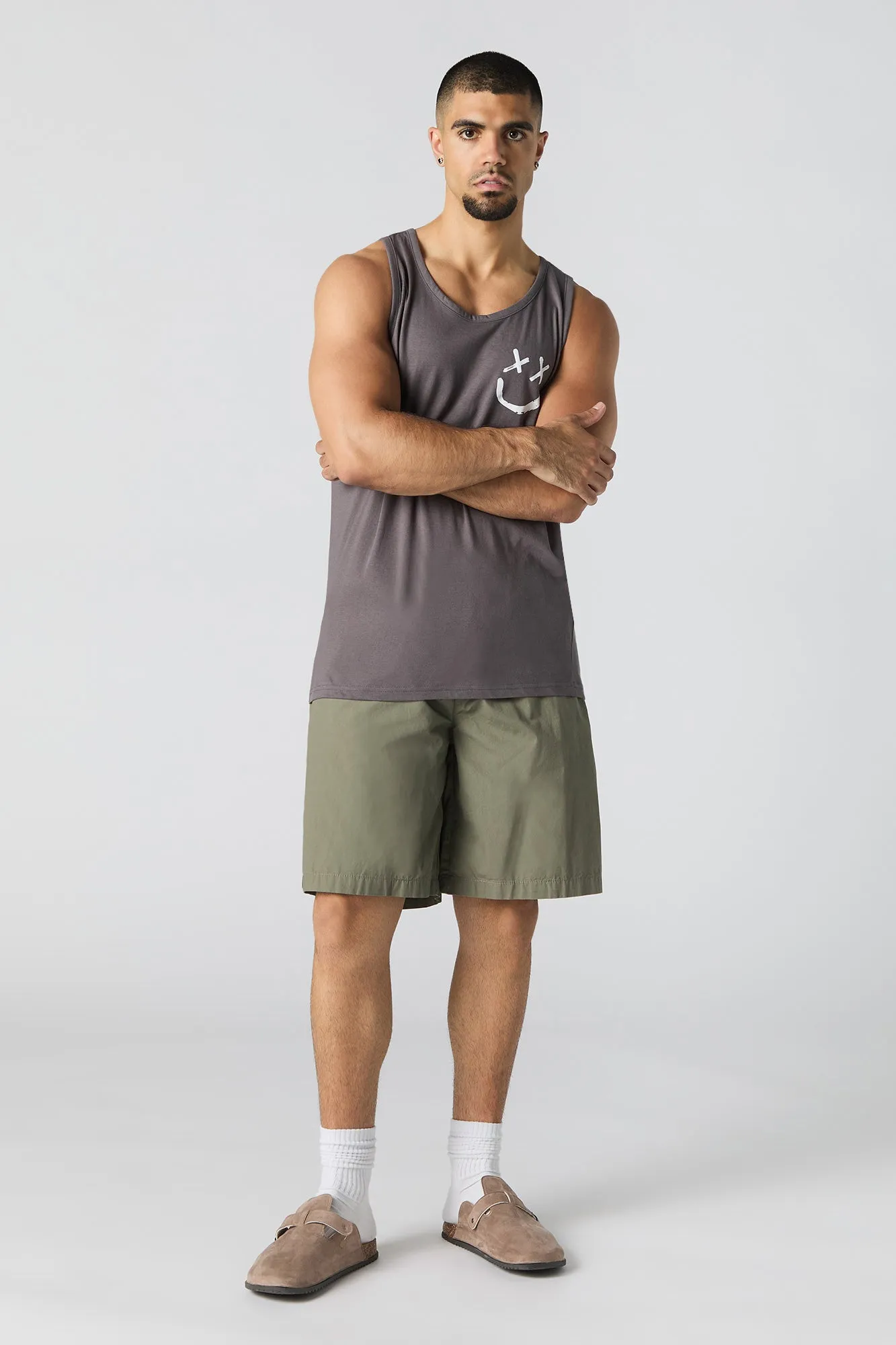 Smiley Graphic Tank sold by Urban Planet product image thumbnail 3