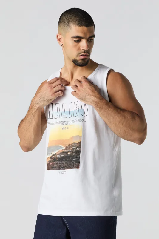Malibu Graphic Tank sold by Urban Planet