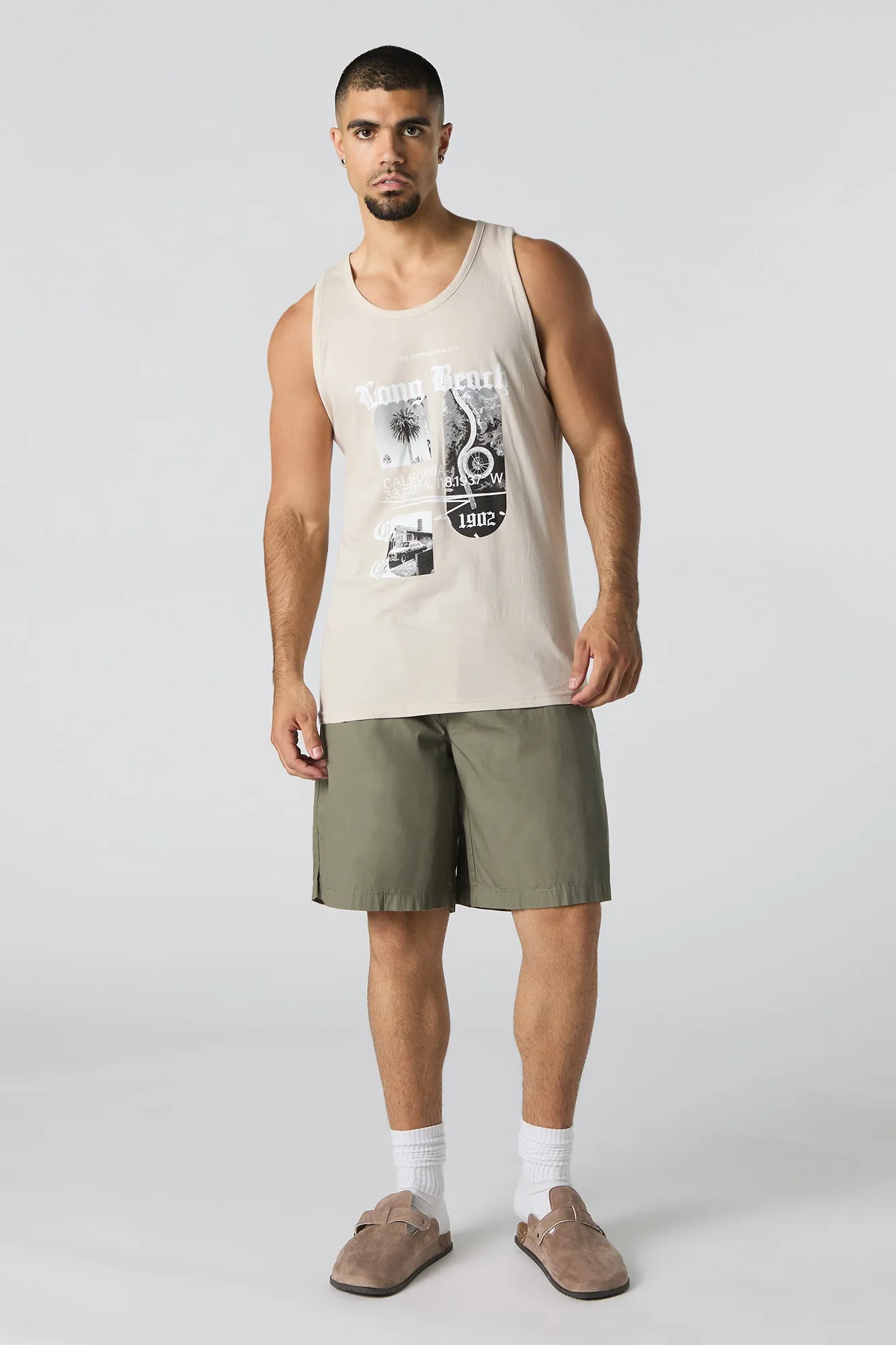 Camisole à imprimé Long Beach California sold by Urban Planet product image thumbnail 3