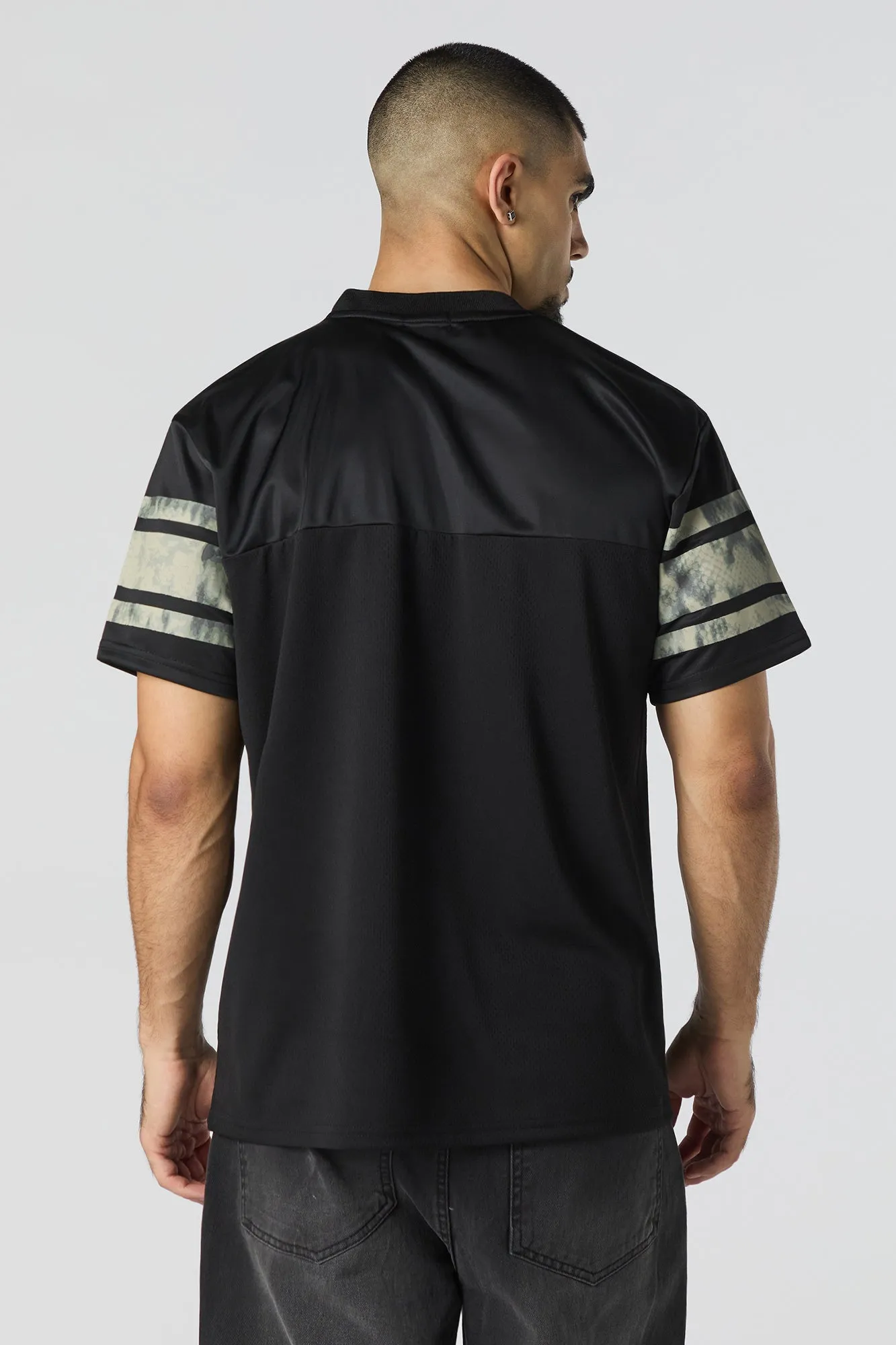 Jersey de football en filet à imprimé 93 sold by Urban Planet product image thumbnail 5