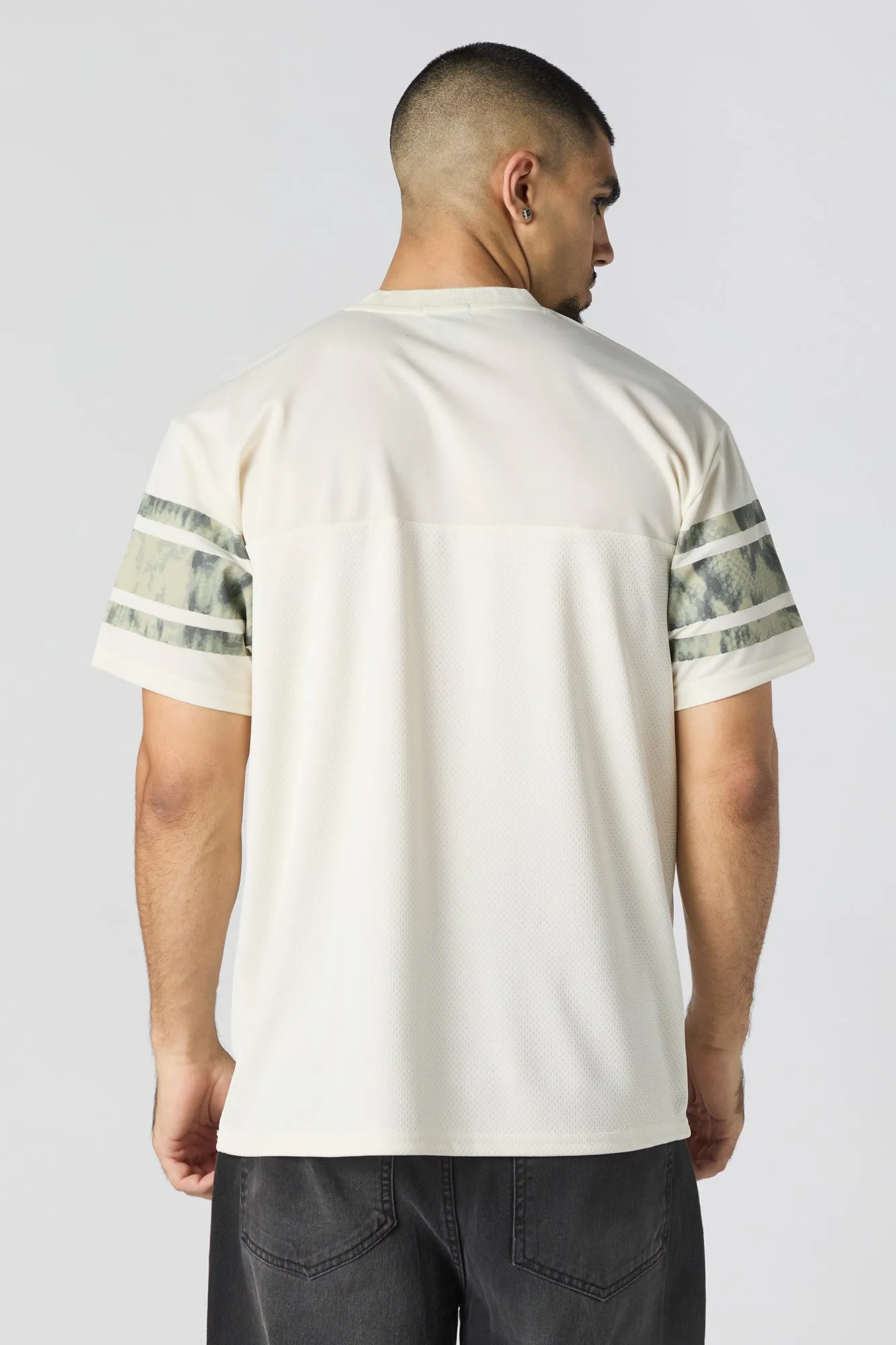 Jersey de football en filet à imprimé 93 sold by Urban Planet product image thumbnail 2