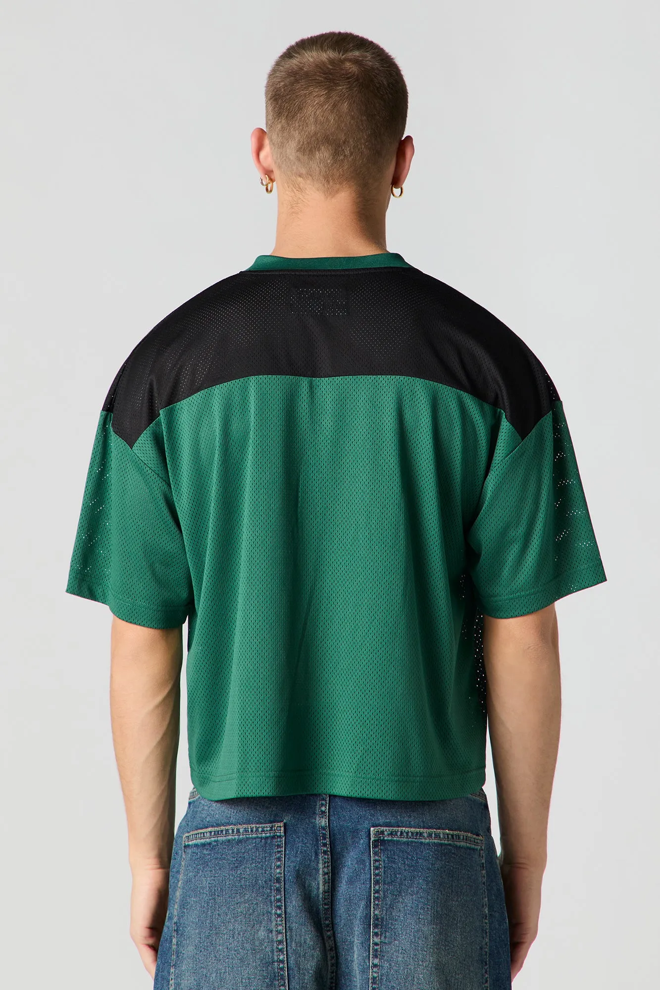 Jersey de football carré en filet imprimé sold by Urban Planet product image thumbnail 2