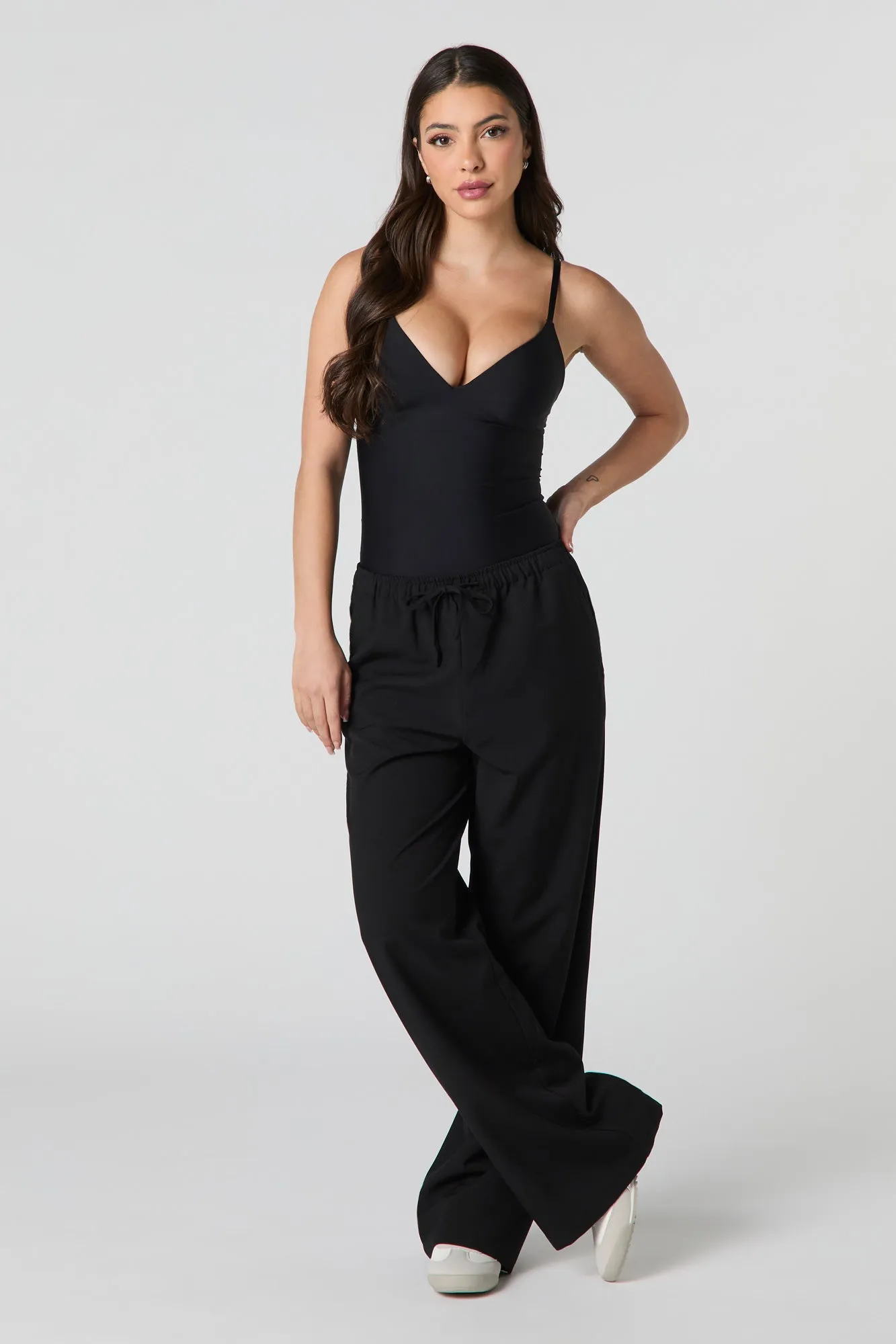 Pantalon à jambe large avec taille coulissante sold by Urban Planet product image thumbnail 4