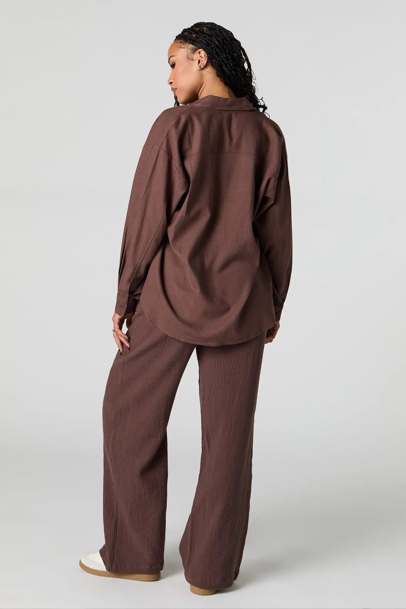 Crinkle Drawstring Pant sold by Urban Planet product image thumbnail 3