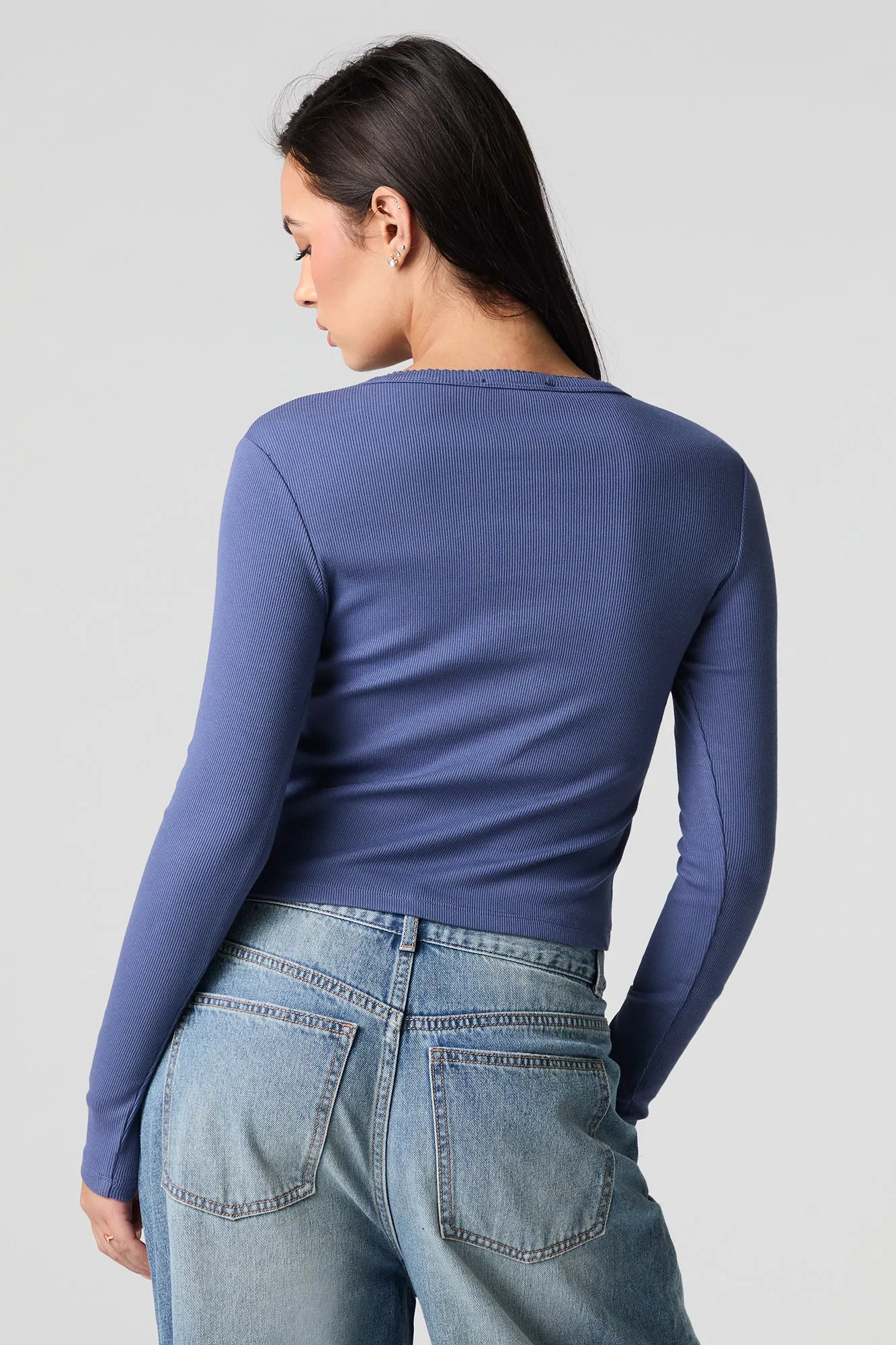 Cardigan boutonné côtelé sold by Urban Planet product image thumbnail 2