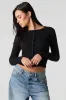 Cardigan boutonné côtelé sold by Urban Planet
